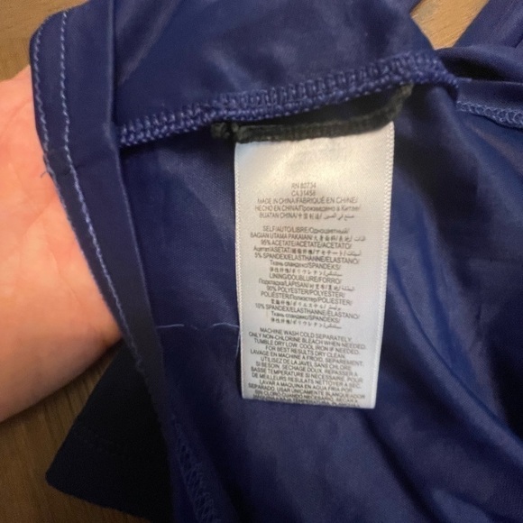 Bcbgmaxazria Pearl Jersey Long Sleeve Wrap Maxi Dress Royal Blue - Picture 11 of 14